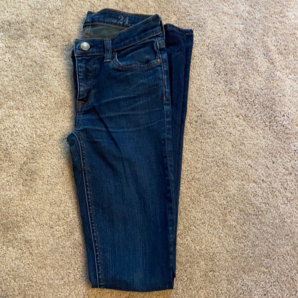 Mid-rise straight leg JCrew jeans